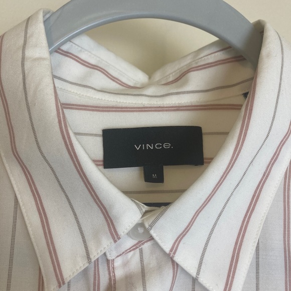 Vince Short Sleeve Button Shirt In Mojave Sunset Sz M - Picture 3 of 5